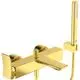 IS-Badearmatur-AP-Conca-m-Stab-HB-Brauseschlauch-u-Wandhalter-Brushed-Gold-BC763A2 gallery number 1